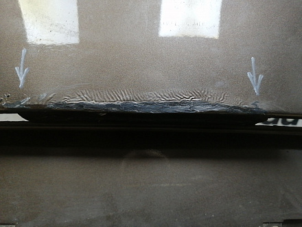 BA000273; Бампер задний; под паркт. ( 86611-A2600) для Kia CEED II рест. Hatchback 5D (2015- 2018)/БУ; Оригинал; Р1, Мелкий дефект; 