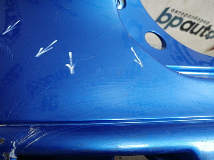 AA046077; Бампер задний; без паркт. (85022 9U040) для Nissan Note/БУ; Оригинал; Р1, Мелкий дефект; 