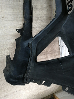 AA044917; Бампер передний; без паркт.; под омыват. (52119-0R180) для Toyota Rav4 40 рест. (2015 — 2019)/БУ; Оригинал; Р1, Мелкий дефект; 