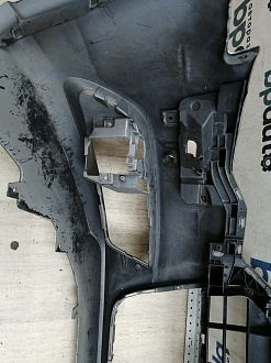 BA000161; Бампер передний; под паркт.; под омыват. (4G0 807 437) для Audi A6 C7/БУ; Оригинал; Р1, Мелкий дефект; 