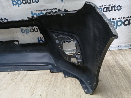 AA044786; Бампер передний; без паркт.; под омыват. (52119-0K840) для Toyota Hilux VIII (2015 - 2020)/БУ; Оригинал; Р2, Удовлетворительное; 