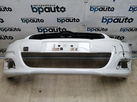 AA045244; Бампер передний; без паркт.; без омыват. (9676285080A) для Citroen C4 II HB (2011-2016)/БУ; Оригинал; Р2, Удовлетворительное; 