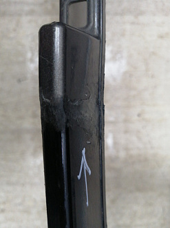 AA045807; Бампер передний, S-line; под паркт.; под омыват. (4G8 807 437 F) для Audi A7 I Sportback (2010-2014)/БУ; Оригинал; Р1, Мелкий дефект; 