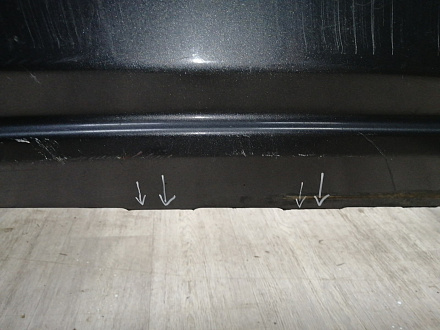 AA044786; Бампер передний; без паркт.; под омыват. (52119-0K840) для Toyota Hilux VIII (2015 - 2020)/БУ; Оригинал; Р2, Удовлетворительное; 