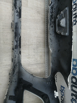 AA046026; Бампер передний; без паркт.; без омыват. (9674576177) для Peugeot 308 I рест. (2011-2015)/БУ; Оригинал; Р2, Удовлетворительное; 