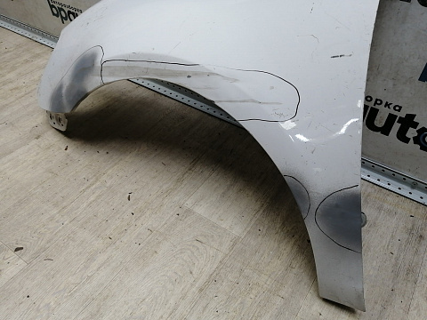 Фотография детали AA046309; Крыло переднее левое (5K6821021B) для Volkswagen Golf/БУ; Оригинал; Р2, Удовлетворительное; . Фото номер 15