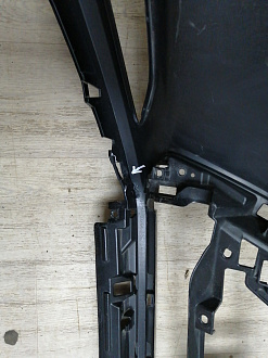 AA046307; Бампер передний; под паркт.; под омыват. (52119-48590) для Lexus RX IV рест. (2019 — 2022)/БУ; Оригинал; Р1, Мелкий дефект; 