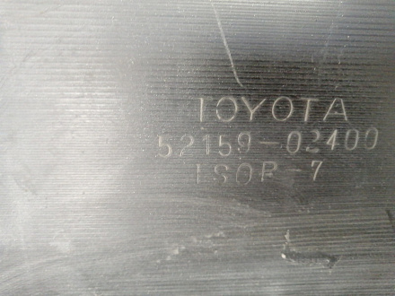 AA037703; Бампер задний; без паркт. (52159-02400) для Toyota Auris I (2007- 2010)/БУ; Оригинал; Р1, Мелкий дефект; 