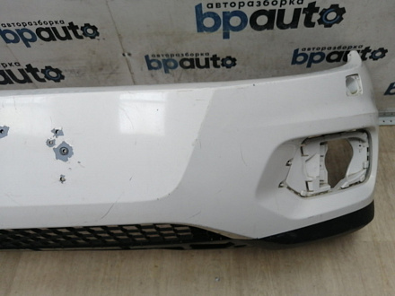 AA045693; Бампер передний, Track-Field; без паркт.; под омыват. (5N0807221T) для Volkswagen Tiguan I рест. (2011- 2016)/БУ; Оригинал; Р1, Мелкий дефект; 