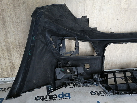 AA045631; Бампер передний; под паркт.; под омыват. (4G0 807 437) для Audi A6 C7/БУ; Оригинал; Р1, Мелкий дефект; 