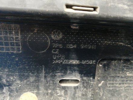 AA035881; Накладка на дверь задняя левая (7P6854949H) для Volkswagen Touareg/БУ; Оригинал; Р1, Мелкий дефект; 