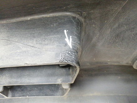 BA000218; Бампер передний, до 2010г; без паркт.; под омыват. (62022-JK60H) для Infiniti G (2006-2013)/БУ; Оригинал; Р1, Мелкий дефект; 