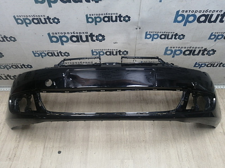 AA045977; Бампер передний; без паркт.; под омыват. (5K0807221) для Volkswagen Golf/БУ; Оригинал; Р1, Мелкий дефект; 