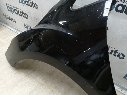 AA045205; Крыло переднее левое, без указателя поворота (EG2152210F) для Mazda CX-7/БУ; Оригинал; Р1, Мелкий дефект; 