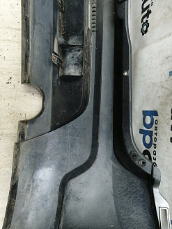 AA046416; Бампер задний; без паркт. (8200911893) для Renault Sandero I (2009-2014)/БУ; Оригинал; Р1, Мелкий дефект; 