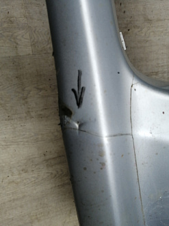 AA045637; Бампер передний; без паркт.; под омыват. (52119-05190) для Toyota Avensis/БУ; Оригинал; Р2, Удовлетворительное; 