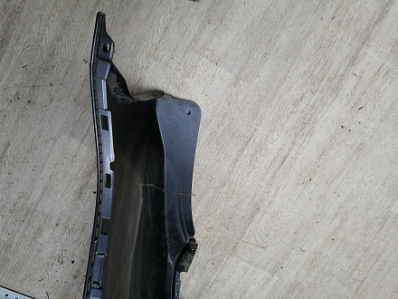 AA046117; Бампер задний; без паркт. (86611-4Y000) для Kia Rio III Sedan (2011- 2015)/БУ; Оригинал; Р1, Мелкий дефект; 