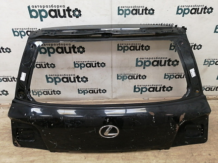 AA037900; Крышка багажника (67005-60D80) для Lexus LX570, LX450D/БУ; Оригинал; Р3, Под восстановление; 