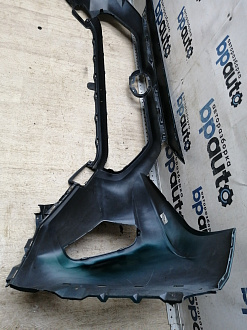 BA000258; Бампер передний; без паркт.; под омыват. (52119-0R280) для Toyota Rav4 50 (2019 -2025)/БУ; Оригинал; Р1, Мелкий дефект; 