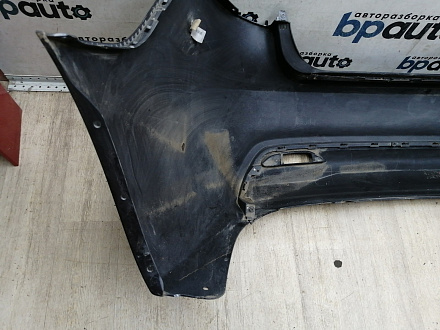 AA046110; Бампер задний; без паркт. (86611-4Y000) для Kia Rio III Sedan (2011- 2015)/БУ; Оригинал; Р1, Мелкий дефект; 