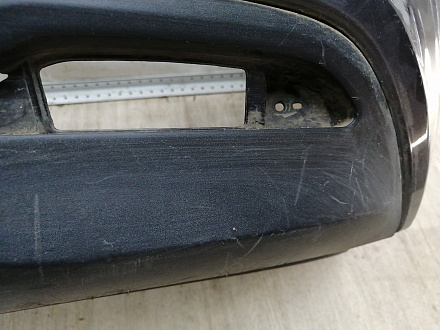 AA046110; Бампер задний; без паркт. (86611-4Y000) для Kia Rio III Sedan (2011- 2015)/БУ; Оригинал; Р1, Мелкий дефект; 