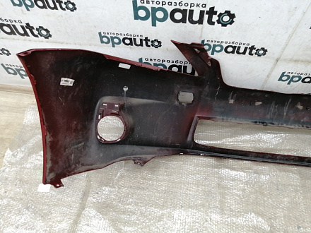AA018791; Бампер передний; под паркт.; под омыват. (52119-76010) для Lexus CT200H (2010-2014)/БУ; Оригинал; Р0, Хорошее; (3R1) Красный перламутр