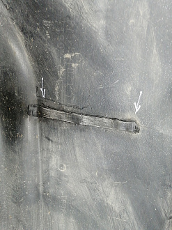 AA045245; Бампер задний; без паркт. (52159-12A30) для Toyota Corolla 150 (2006-2009)/БУ; Оригинал; Р2, Удовлетворительное; 