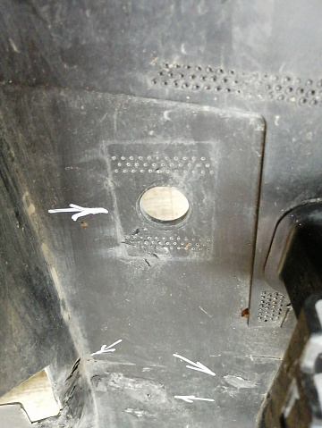 Фотография детали AA044459; Бампер передний; под паркт.; под омыват. (20845711) для Cadillac SRX/БУ; Оригинал; Р1, Мелкий дефект; . Фото номер 36