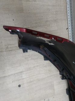 AA046200; Бампер передний; под паркт.; под омыват. (GSH7-50031) для Mazda 6 III (GJ) рест. 2 (2018-2024)/БУ; Оригинал; Р1, Мелкий дефект; 