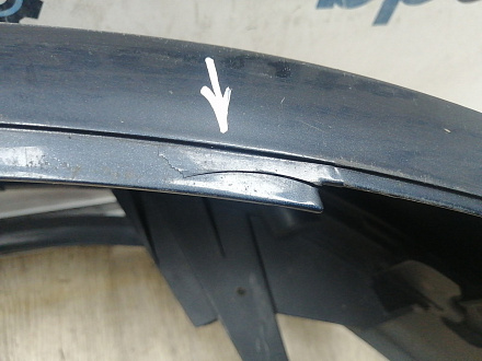 AA044497; Бампер передний; без паркт.; под омыват. (1K0807221D) для Volkswagen Jetta V (2005- 2010)/БУ; Оригинал; Р1, Мелкий дефект; 