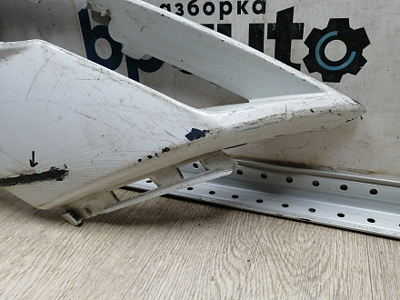 AA045525; Юбка переднего бампера - правая часть (4L0 807 062 С) для Audi Q7 I рест. (2010-2015)/БУ; Оригинал; Р1, Мелкий дефект; 