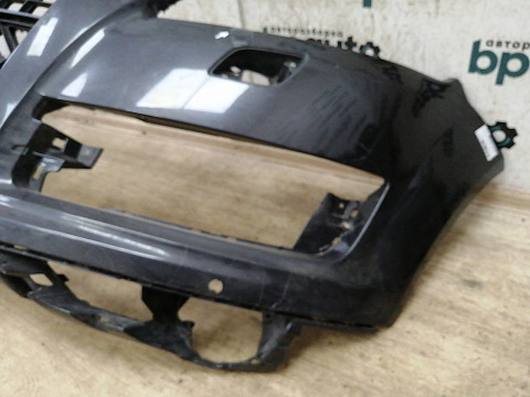 Фотография детали AA028998; Бампер передний; под паркт.; под омыват. (4L0 807 437 H) для Audi Q7 I рест. (2010-2015)/БУ; Оригинал; Р1, Мелкий дефект; . Фото номер 2