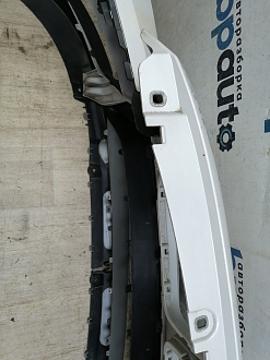 AA046499; Бампер передний; без паркт.; без омыват. (51117303750) для BMW Х1 I (E84) рест. (2012-2015)/БУ; Оригинал; Р1, Мелкий дефект; 