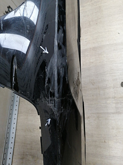 AA045630; Бампер передний; под паркт.; под омыват. (4G0 807 437) для Audi A6 C7/БУ; Оригинал; Р1, Мелкий дефект; 