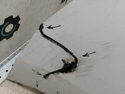 AA045914; Бампер передний; без паркт.; без омыват. (52119-02A90) для Toyota Auris I рест. (2010- 2013)/БУ; Оригинал; Р2, Удовлетворительное; 