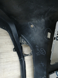 AA046172; Бампер передний; под паркт.; под омыват. (52119-33983) для Toyota Camry 50 (2012 — 2014)/БУ; Оригинал; Р1, Мелкий дефект; 