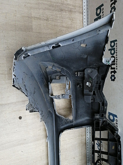 AA045625; Бампер передний; под паркт.; под омыват. (4G0 807 437) для Audi A6 C7/БУ; Оригинал; Р1, Мелкий дефект; 