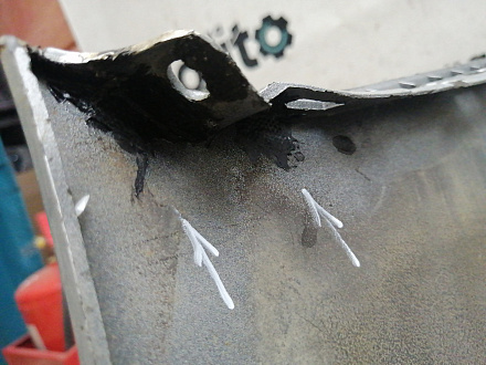 AA045618; Бампер задний; без паркт. (86611-4Y200) для Kia Rio III HB (2011- 2015)/БУ; Оригинал; Р1, Мелкий дефект; 