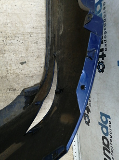 BA000138; Бампер задний; без паркт. (86611-4L500) для Hyundai Solaris I рест. Sedan (2014- 2016)/БУ; Оригинал; Р1, Мелкий дефект; 