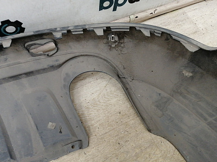 AA000580; Бампер задний нижняя часть; под паркт. (4L0 807 521 AB) для Audi Q7 I (2005-2010)/БУ; Оригинал; Р1, Мелкий дефект; 