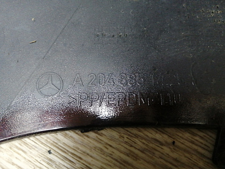 BA000067; Бампер передний; под паркт.; под омыват. (A2048851425) для Mercedes-Benz GLK-klasse I (X204) (2008-2012)/БУ; Оригинал; Р1, Мелкий дефект; 