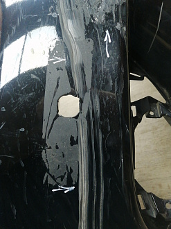 AA045728; Бампер передний; под паркт.; под омыват. (62022-3JA0H) для Infiniti/БУ; Оригинал; Р1, Мелкий дефект; 