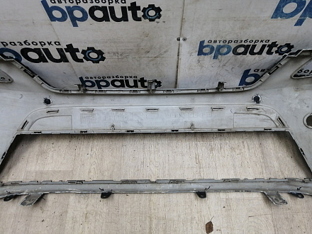 AA046127; Бампер передний; без паркт.; без омыват. (7S71-17757-A) для Ford Mondeo/БУ; Оригинал; Р1, Мелкий дефект; 