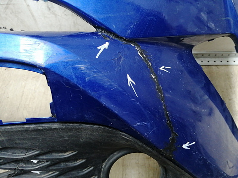 Фотография детали AA046109; Бампер передний; под омыват. (52119-F4010) для Toyota C-HR (2016- 2019)/БУ; Оригинал; Р2, Удовлетворительное; . Фото номер 6