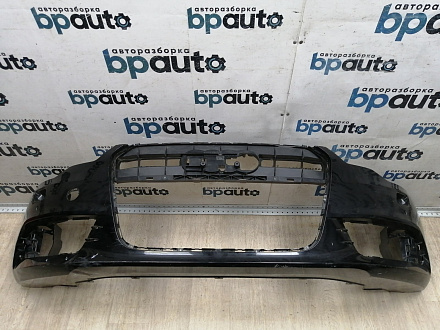 AA045630; Бампер передний; под паркт.; под омыват. (4G0 807 437) для Audi A6 C7/БУ; Оригинал; Р1, Мелкий дефект; 