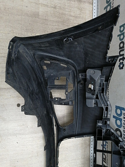 AA045632; Бампер передний, S-line; под паркт.; под омыват. (4G0 807 437 C) для Audi A6 C7/БУ; Оригинал; Р1, Мелкий дефект; 