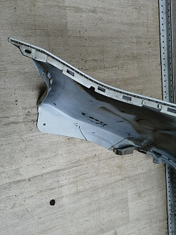 AA046121; Бампер задний; под паркт. (86611-4Y000) для Kia Rio III Sedan (2011- 2015)/БУ; Оригинал; Р1, Мелкий дефект; 