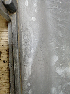 AA044958; Бампер задний; без паркт. (52159-02840) для Toyota Auris II (2013 — 2015)/БУ; Оригинал; Р2, Удовлетворительное; 