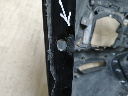 AA044809; Бампер передний; без паркт.; без омыват. (6400J025ZZ) для Mitsubishi ASX I рест.2 (2016- 2019)/БУ; Оригинал; Р1, Мелкий дефект; 