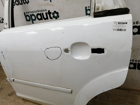 Фотография детали AA027742; Дверь задняя левая (1505769 ) для Ford Focus II Wagon (2005- 2008)/БУ; Оригинал; Р1, Мелкий дефект; . Фото номер 6